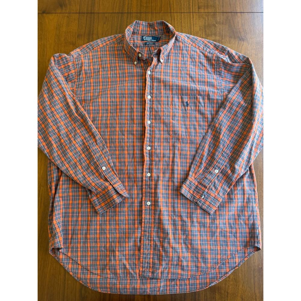 J.Crew Flex Washed Slim Fit Plaid Button-Down Shirt Men's Large